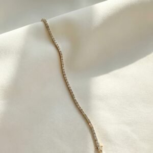 צמיד טניס משובץ יהלומים לבנים